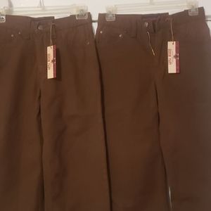 2 pairs boys 34th street Jeans Co